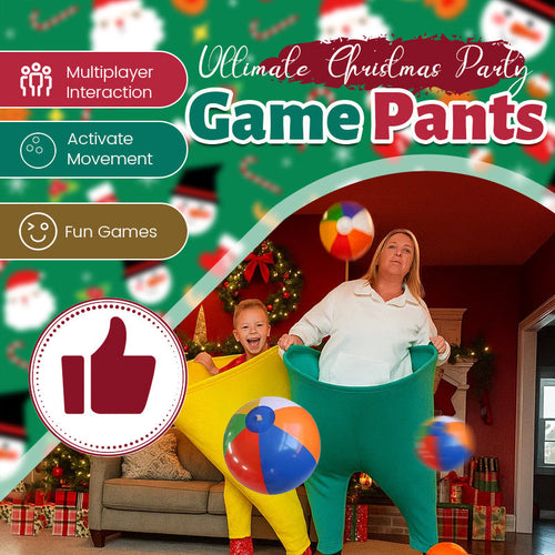 🎅😂 The Ultimate Christmas Party Game Pants| Family Fun Challenge! (Guaranteed Holiday Laughter)
