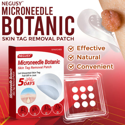 ✅Negusy™ MicroNeedle Botanic Skin Tag Removal Patches – 🇺🇸 Made in the USA | Fast, Painless, Plant-Powered
