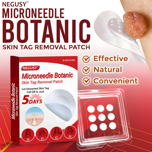 ✅Negusy™ MicroNeedle Botanic Skin Tag Removal Patches – 🇺🇸 Made in the USA | Fast, Painless, Plant-Powered