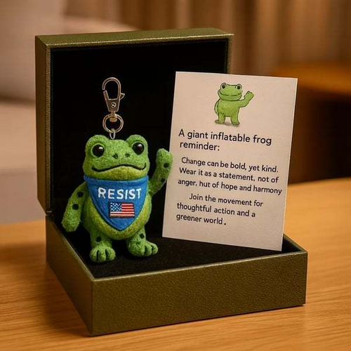 🔥Last Day 49% OFF - 🐸 Portland Frog Reminder Keychain