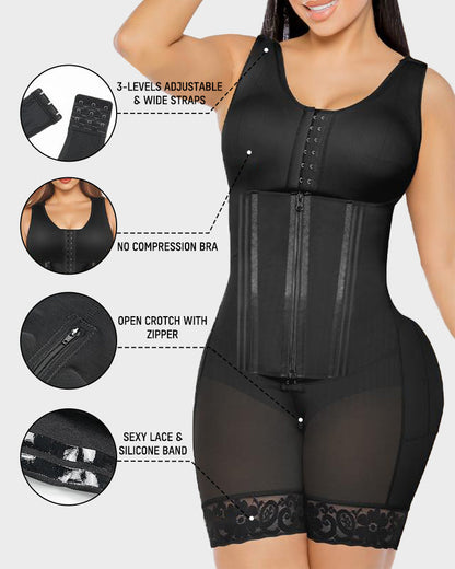 💖 Fajas Colombianas Double Tummy Control Full Body Shapewear – Sculpt Your Curves & Feel Confident ✨