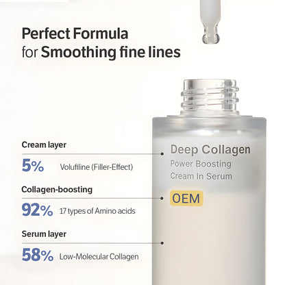 Last 3 Hours 50% OFF  ✨ BUY 2 GET 2 🔥Editor Glass Skin Collagen Volufiline Cream-in-Serum | Gentle, Nourishing &Comfort Korean Skincare Moisturizer for Firming & Hydrating