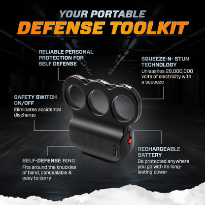 ⚡ INSTASTRIKE Extreme 28,000,000 Suptruck Knuckle Stun Ring⚡