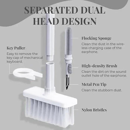 (🔥Hot Sale NOW- SAVE 48% OFF)5 in 1 Keyboard Cleaning Brush Kit(BUY 2 GET 2 FREE NOW)